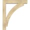 Ekena Millwork Thorton Block Rough Sawn Bracket w/ Offset Brace, Douglas Fir, 6"W x 30"D x 36"H BKT0604X30X36THR05RDF - alternate 2